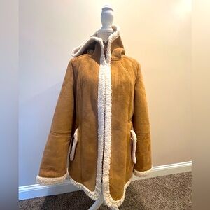 Koolaburra by Ugg Suede Jacket with Sherpa Trim